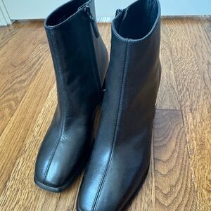 Tory Burch Black Ankle Boots, size 8.5!